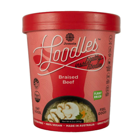 Jomeis Hoodles Instant Noodles Braised Beef - 80g