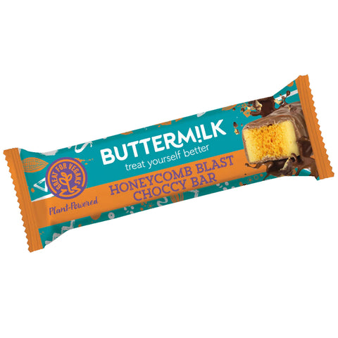 Buttermilk Vegan Honeycomb Blast Choccy Bar.
