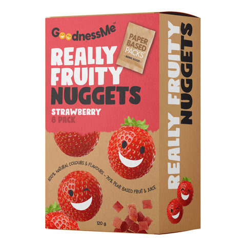 GoodnessMe Really Fruity Nuggets Strawberry - 120g
