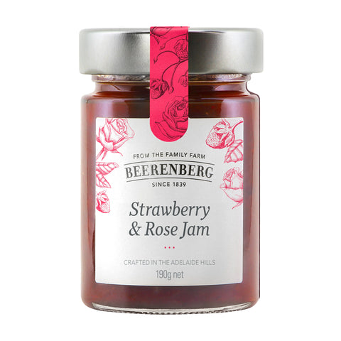 Beerenberg Strawberry & Rose Jam - 190g