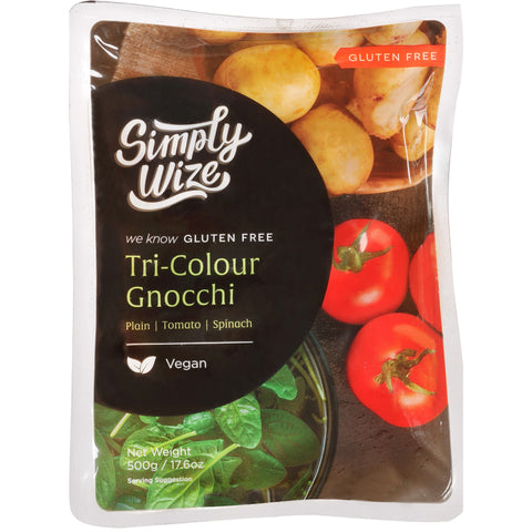 Simply Wize Gluten Free Tri-Colour Gnocchi - 500g