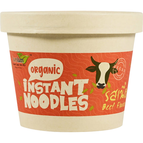 Lumlum Organic Vegan Beef Noodle Cup - 75g