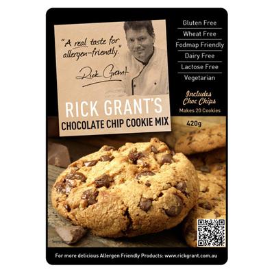 Rick Grants Chocolate Chip Cookie Mix - 420g - GF Pantry