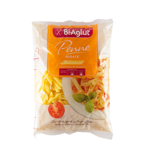 BiAglut Penne Rigate Pasta - 500g