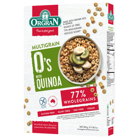 Orgran Multigrain O's with Quinoa - 300g