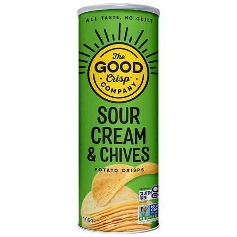 The Good Crisp Co. Stacked Chips Sour Cream & Chives - 160g