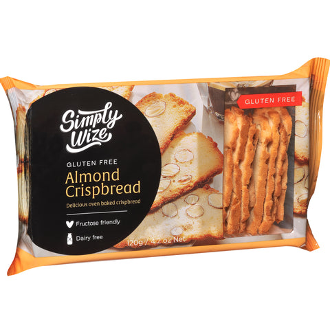 Simply Wize Gluten Free Almond Crispbread.