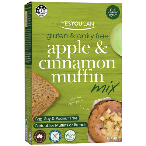 Yes You Can Apple And Cinnamon Muffin Mix - 400g