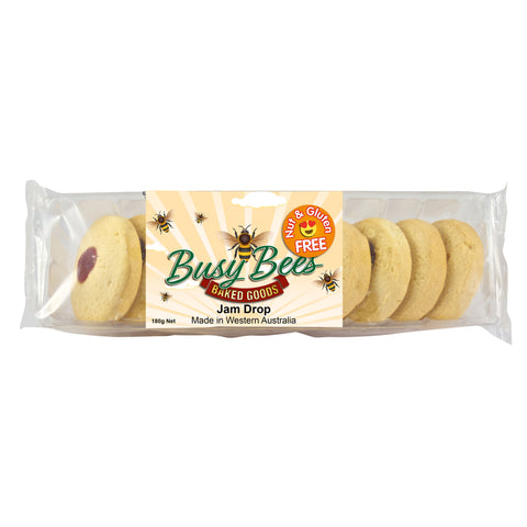 Busy Bees Jam Drop Biscuits - 180g