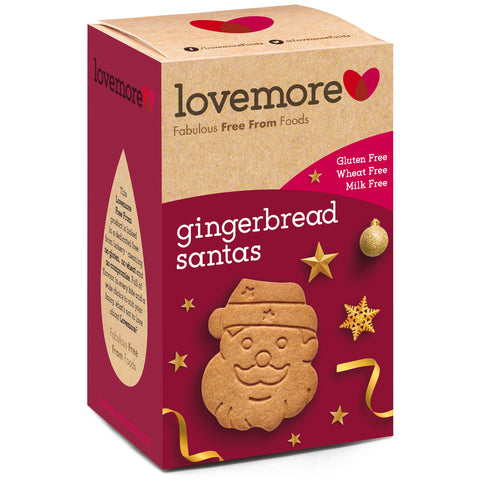 Lovemore Gingerbread Santas - 195g