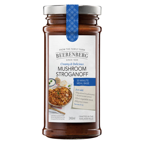 Beerenberg Mushroom Stroganoff Meal Base - 240ml
