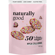 Naturally Good Mylk Zillions 135g - front of pack.