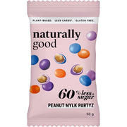 Naturally Good Peanut Mylk Partyz 50g - front of pack.