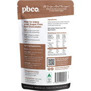 PBCo. 98% Sugar Free Hot Chocolate - back of pack.