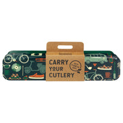 Retro Kitchen Carry Your Cutlery Set in Retro Tin.