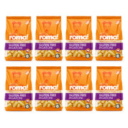 Each Carton of Pasta Roma Gluten Free Rigatoni Pasta contains 8x 350g bags of GF pasta rigatoni.
