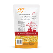 The Gluten Free Food Co. Gluten Free Stelline Pastina, back of plastic stand-up pouch.