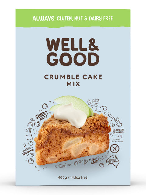 Well & Good Crumble Cake Mix - 400g
