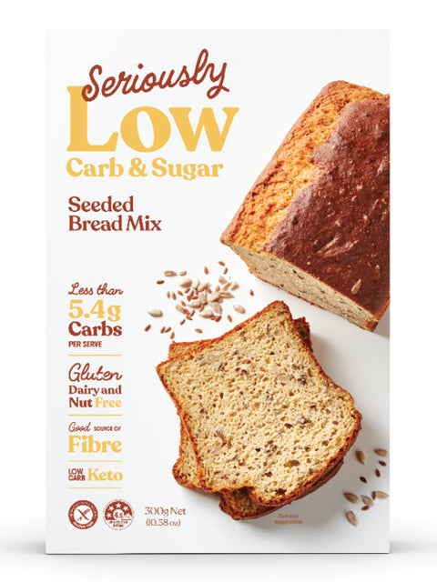 Seriously Low Carb & Sugar Seeded Bread Mix -300g