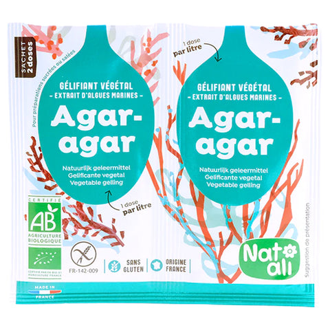 Nat Ali Agar Agar Powder - 2x 4g