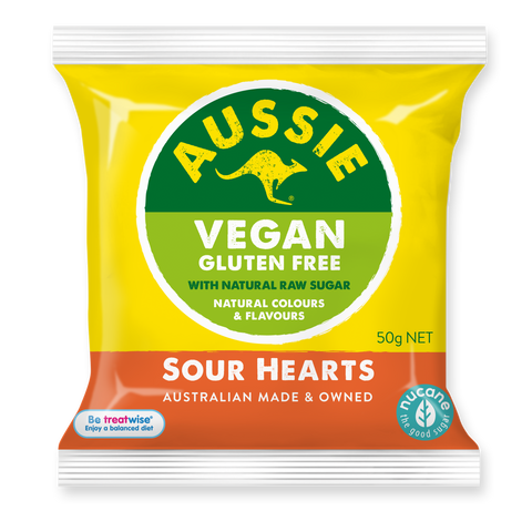 Allsep's Aussie Vegan Sour Hearts - 50g