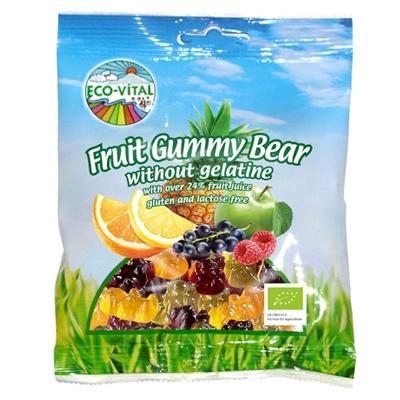 Eco Vital Fruit Gummy Bear - 100g - GF Pantry