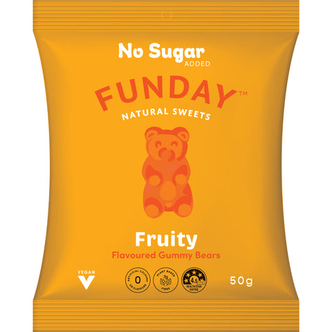 Funday Fruity Gummy Bears - 50g