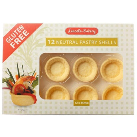 Lincoln Bakery Neutral Pastry Shells 45mm - 12x 45mm - GF Pantry