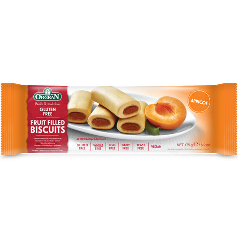 Orgran Fruit Filled Biscuits Apricot - 175g