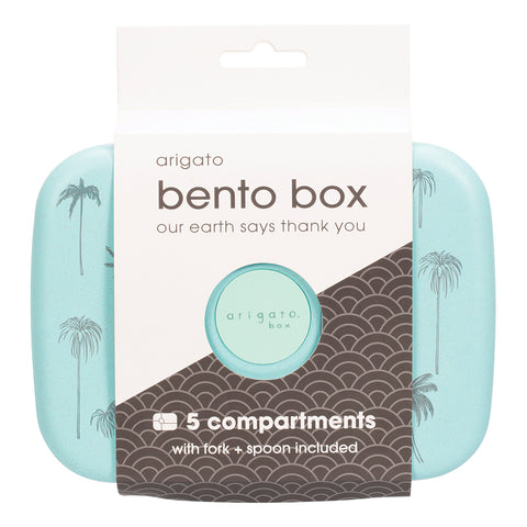 Arigato Bento Box - Blue Palms