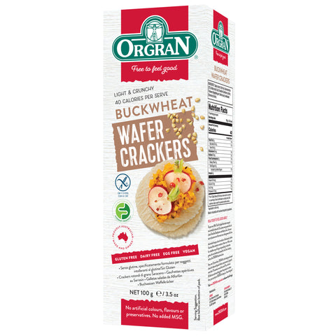 Orgran Wafer Crackers Buckwheat - 100g