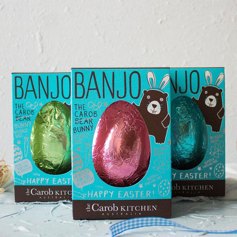 The Carob Kitchen Banjo The Carob Easter Bunny Carob Easter Egg - 100g