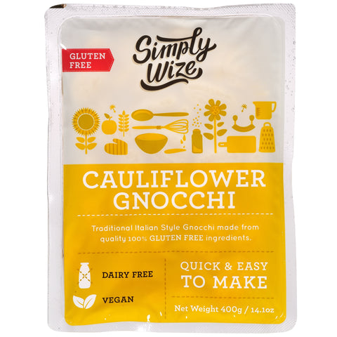 Simply Wize Gluten Free Cauliflower Gnocchi.