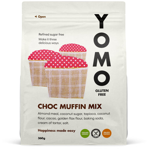 YOMO Gluten Free Choc Muffin Mix - 360g
