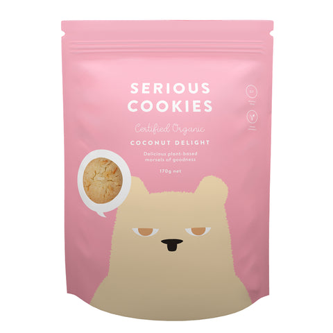 Serious Food Co Coconut Delight Cookies - 170g