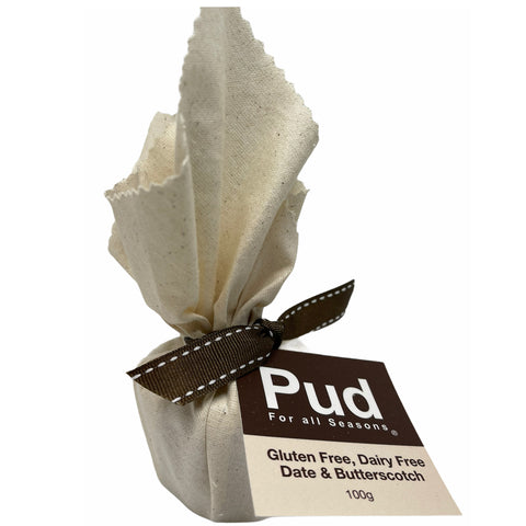 This is a gluten and dairy free pudding - Pud For All Seasons Date and Butterscotch Pudding - 100g