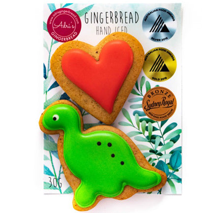 Adri's Gingerbread Dino and Heart - 25g