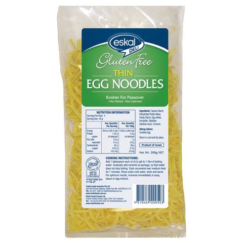 Eskal Gluten Free Thin Egg Noodles 200g