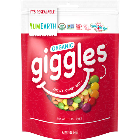 Yum Earth Organic Candy Giggles - 142g