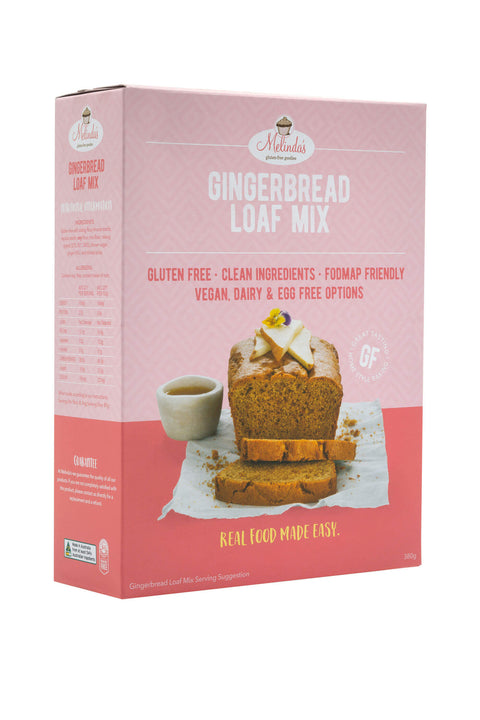 Melindas Gluten Free Goodies Gingerbread Loaf Mix - 380g