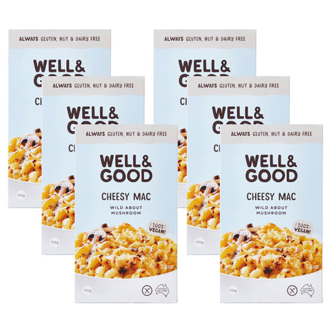 Well & Good Cheesy Mac Wild About Mushroom - Carton 6x 110g