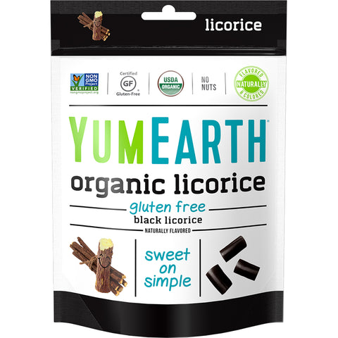 Yum Earth Organic Black Licorice - 142g
