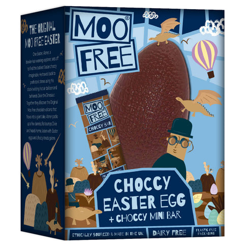 Moo Free Original Easter Egg & Choccy Mini Bar - 100g