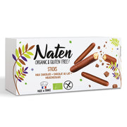 Naten Organic and Gluten Free Milk Chocolate Sticks.