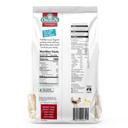 Back of bag of Orgran Farm Animals Rice & Corn Vegetable Pasta Shapes.