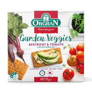 Orgran Garden Veggies Beetroot & Tomato Crispibread - 125g