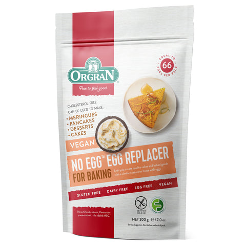 Image of old packaging for Orgran No Egg, Egg Replacer.