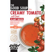Plantasy Foods Creamy Tomato Soup old packaging.