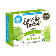 Simply Delish Natural Lime Flavoured Jel Dessert - 20g
