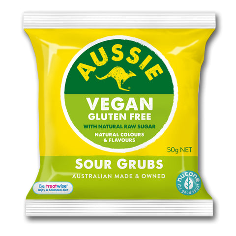 Allsep's Aussie Vegan Sour Grubs - 50g